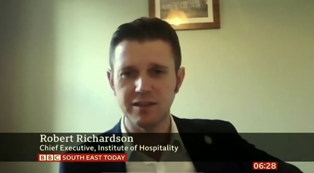 Excited to see our CEO <a href="/RBWR/">Robert Richardson FIH MI</a> on <a href="/BBCSouthNews/">BBC Hampshire & Isle of Wight</a> this morning talking about challenges facing hospitality businesses in provincial locations. #imin