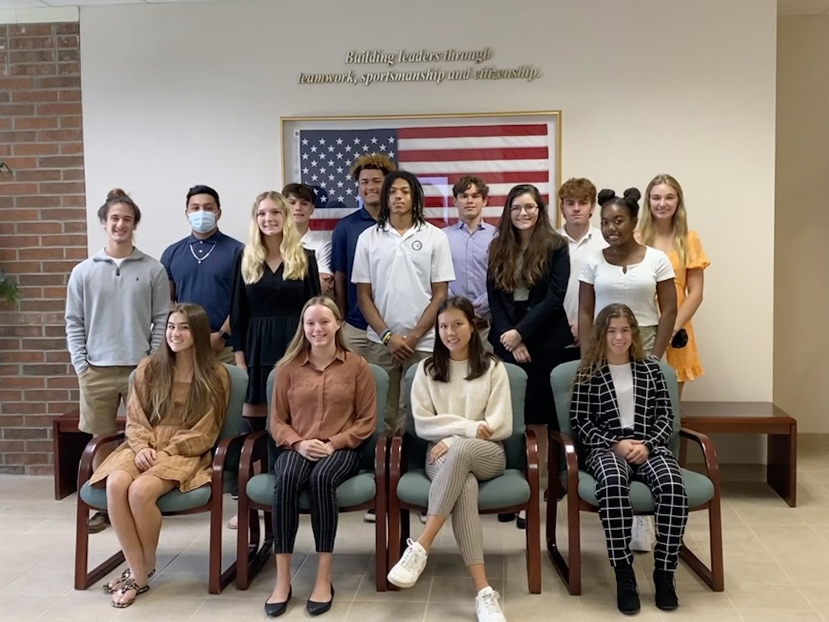 FHSAA's tweet photo. We had the 2012-22 #FHSAA Student-Athlete Advisory Committee in the building today! 

This is truly a great group of leaders!🌟 https://t.co/7E7GBRfR42