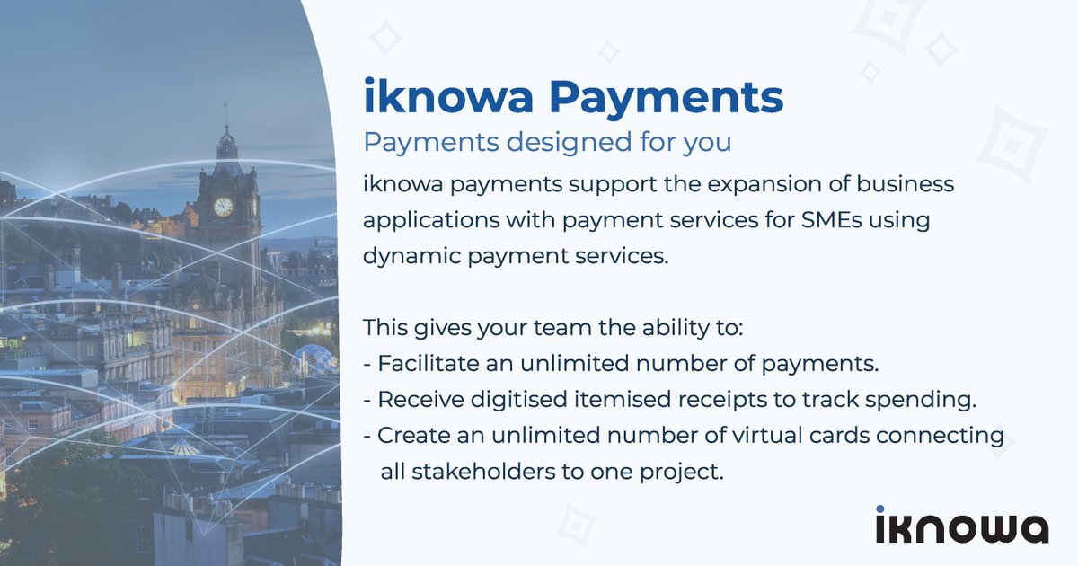 iknowa's tweet photo. Payments designed for you 💰.

Iknowa payments is dedicated to supporting SMEs using dynamic payment services 💳.

To understand the capabilities, visit: 

https://t.co/o8qNagV0PE https://t.co/fmzik0Zrko