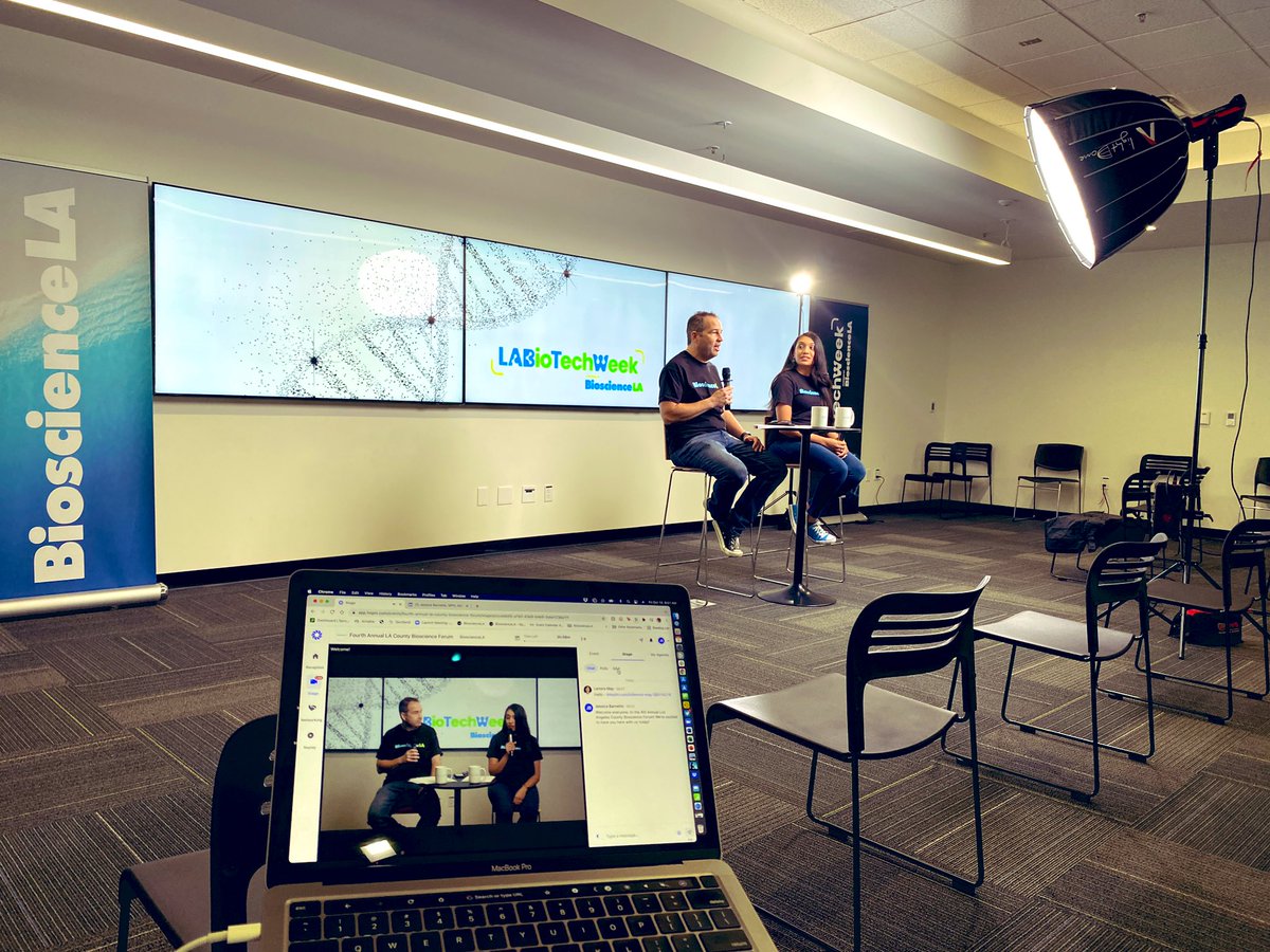 🚨 And we’re live! 🚨 

4th annual LA County Bioscience Forum: join me 🎉 

bit.ly/3lGu9pc