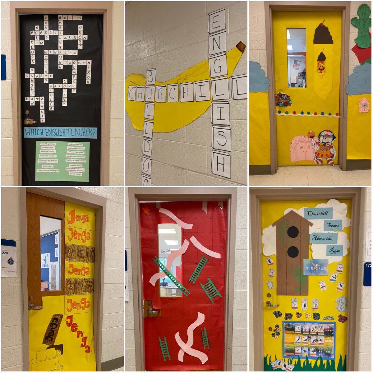 The English Dept rocked Door Decs this year!