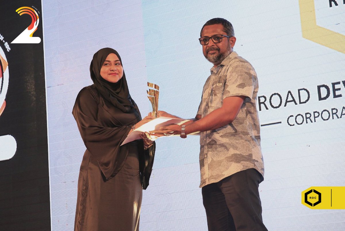 rdcmaldives's tweet photo. Minister Aslam participated as the Chief Guest at Road Development Corporation’s Second Anniversary Dinner Night.
#TeamRDC
#TwoYearsOfService https://t.co/xV07qfnssk