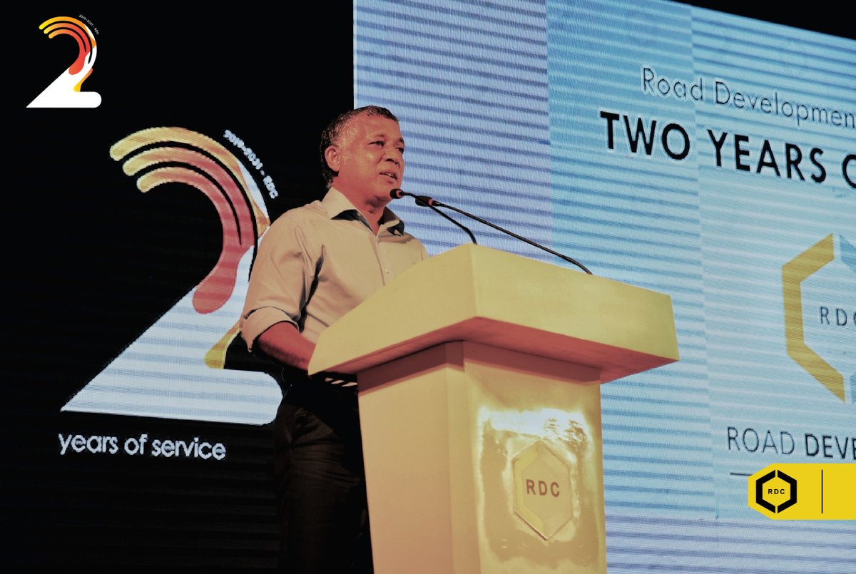 rdcmaldives's tweet photo. Minister Aslam participated as the Chief Guest at Road Development Corporation’s Second Anniversary Dinner Night.
#TeamRDC
#TwoYearsOfService https://t.co/xV07qfnssk