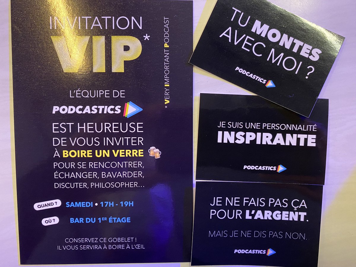 podcastics_fr's tweet photo. Super journée au #ParisPodcastFestival avec énormément de rencontres sympas. Pour demain l’objectif est simple : faire encore mieux. On compte sur vous ! #PPF4 https://t.co/NeR877Lv4O