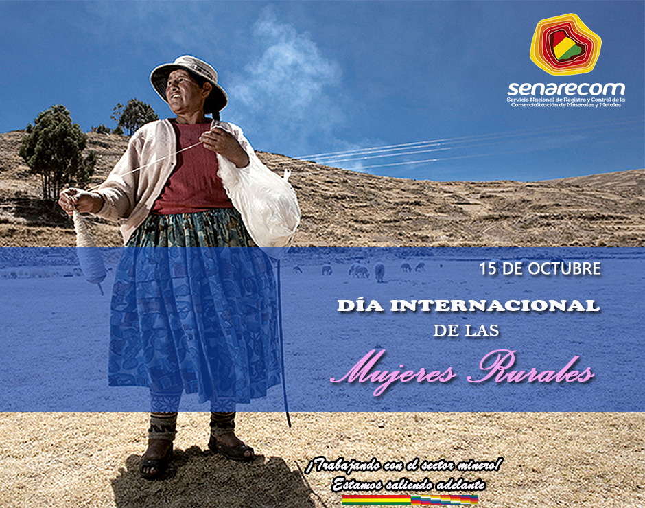 senarecom1's tweet photo. El 15 de octubre se recuerda el “Día Internacional de las Mujeres Rurales”, en reconocimiento a la mujer rural por su contribución en el desarrollo rural y agrícola, la erradicación de la pobreza y la mejora en la seguridad alimentaria.
#Senarecom
#TrabajandoConElSectorMinero https://t.co/m3059rzv75