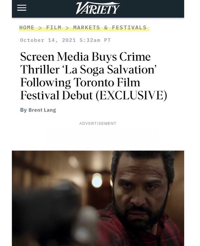 NYLFF's tweet photo. NYLFF Love: La Soga 2 Is Coming To Theaters Soon…
After killing it at The Toronto Film Festival as well as our film festival, La Soga 2 just been picked up by #screenmediafilms.
Shout out to our good friend @MannyPerez1 as well as the talented cast.
#LaSogaSalvation #NYLFF https://t.co/Fi4iIGhWmP