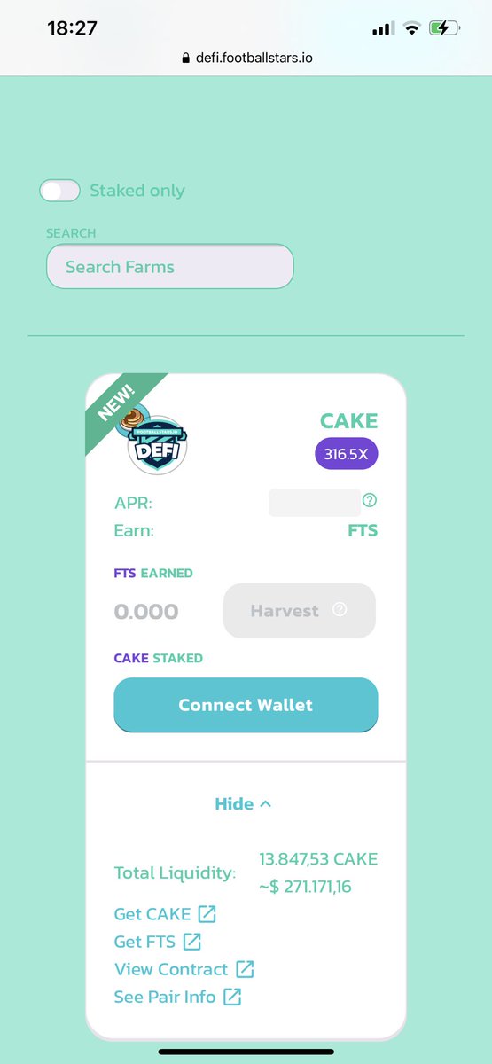 footballstars88's tweet photo. Cakes staked on our defi increased. Thanks a lot to the footballstars community. https://t.co/9gJzQuCoyt
