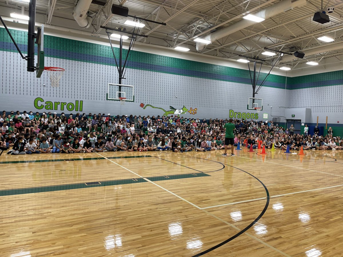 Thank you, Coach Leonard <a href="/CarrollCXC/">Carroll XC</a> for speaking to our students this morning &amp; getting them excited for our <a href="/eispto/">Eubanks PTO</a> Fund-A-Need fundraiser! The auction ends Tues.! “Through good work ethic, you can do anything that you set your mind to." #BetterTogether #EISfamily #DragonsCARE