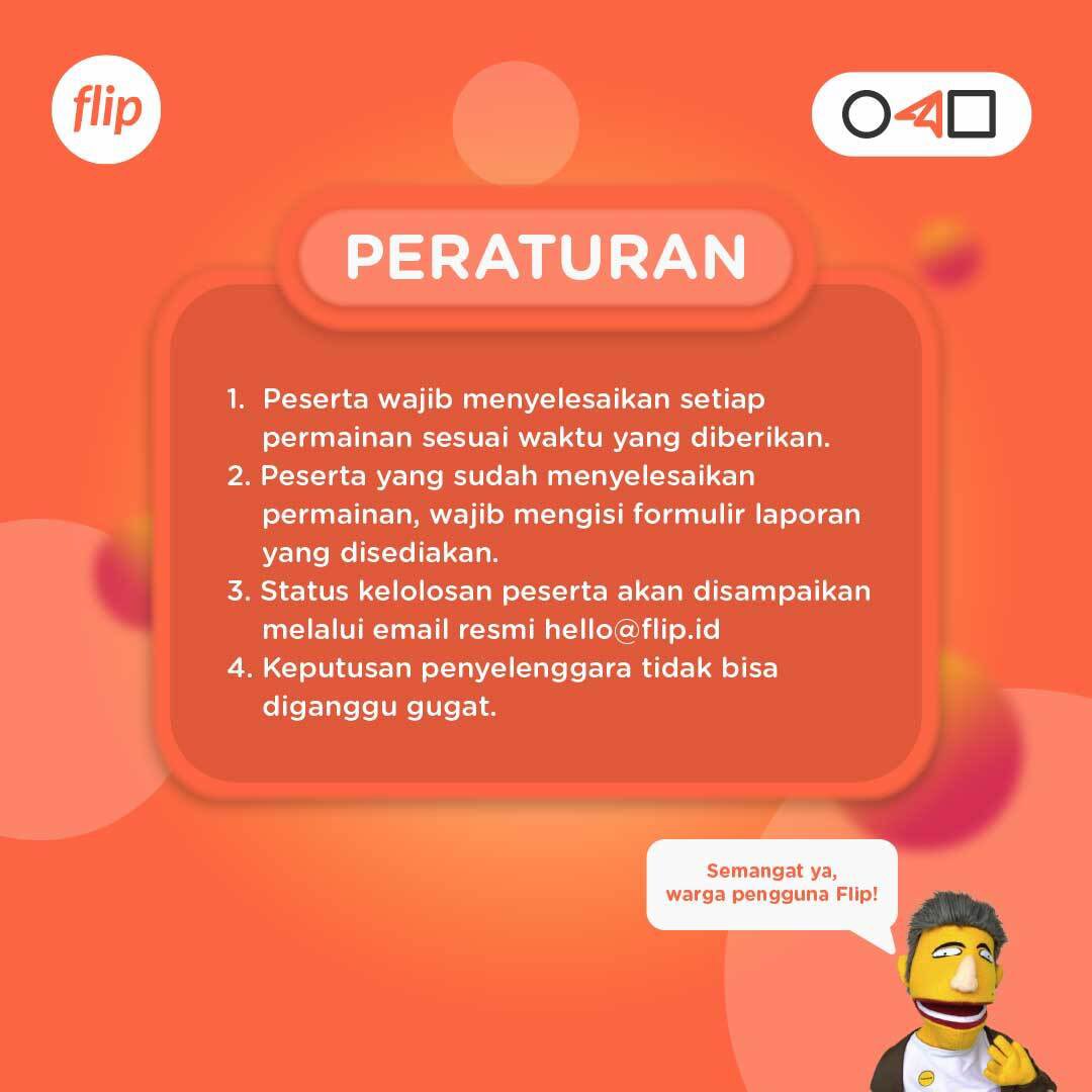 flip_id's tweet photo. Buat yang peraturan ini, maaf ya minflip nulisnya rada kaku 😆 https://t.co/YUxHoZv4wD