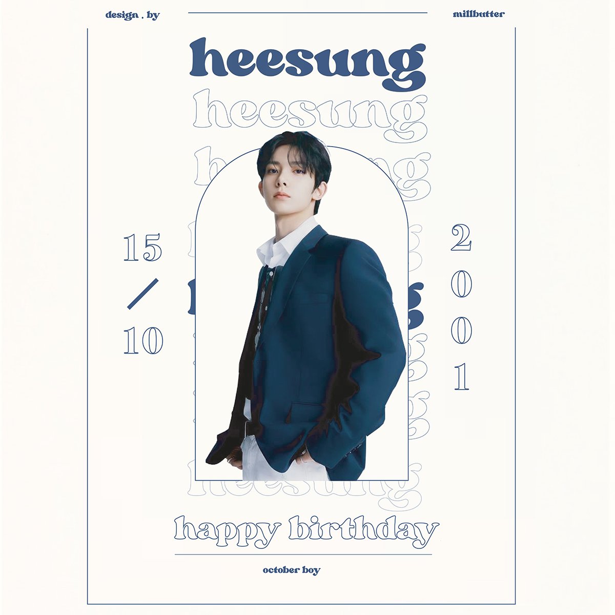 SyrupVanilla's tweet photo. Happy birthday heesung.
#HappyHeeseungDay #어텐션_플리즈_모두_희승_생일_주목해 #OurGreatestLoveHEESEUNG #HEESEUNGbirthday 
#รับออกแบบgiveaway #รับออกแบบของแจก #รับออกแบบโปสการ์ด #รับออกแบบป้าย https://t.co/wKRoEuGx4n