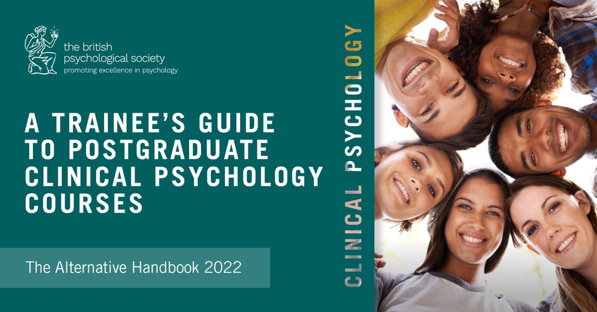 Are you a prospective clinical psychology trainee? 

Want to hear from 699 trainees what it's like to be a trainee on UK courses? Of course you do 😊. Download our free guide - 'The Alternative Handbook': bps.org.uk/news-and-polic…

<a href="/UKDCP/">Division of Clinical Psychology</a>