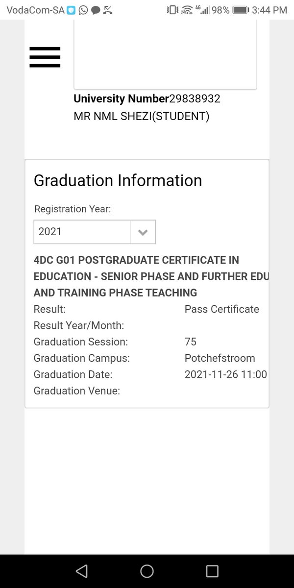 nduduzo37's tweet photo. R750 Hello please help me to settle my university debt which is R4630.i have to settle it before my graduation day which is 27Novembe. I failed one module 2020&amp;i repeated it this year&amp;passed it but nsfas didnt pay .Reference 29838932account attached  on pics https://t.co/8eCdl7sOkU