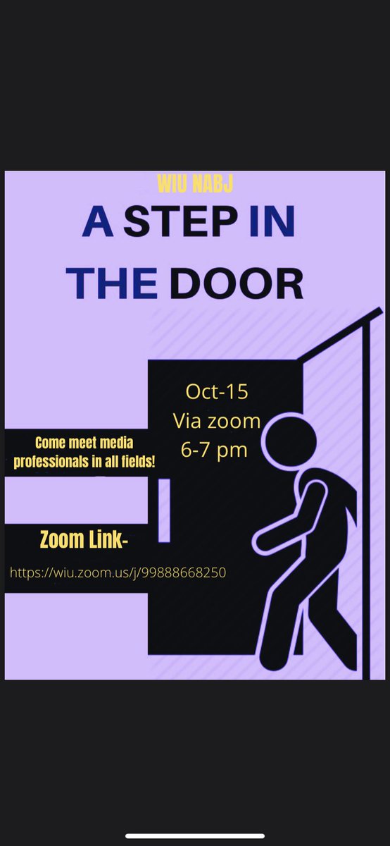 WIU NABJ tweet media