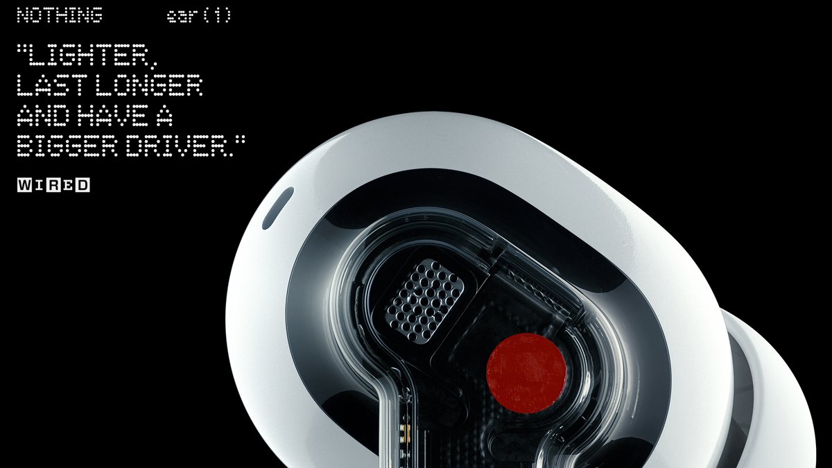 "By far the best value true wireless earbud currently available."

<a href="/WIRED/">WIRED</a> on Nothing ear (1).

#ear1 #SoundOfChange

wired.co.uk/article/nothin…