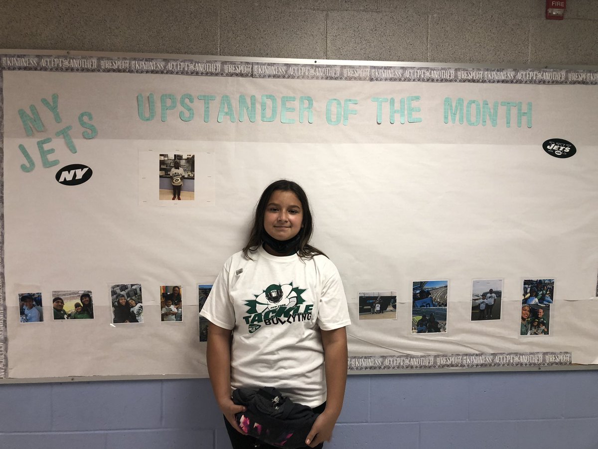 AAA P.E. (@aaa_p_e) on Twitter photo Congratulations to Rebecca for being our Jets Upstander of the Month! #JetsTackleBullying <a href="/nyjets/">New York Jets</a> <a href="/STOMPOutBullyng/">The Official STOMP Out Bullying</a> <a href="/LBpublicschools/">Long Branch Public Schools</a> <a href="/AmerigoSchool/">Amerigo A. Anastasia School</a> Congratulations to Rebecca for being our Jets Upstander of the Month! #JetsTackleBullying <a href="/nyjets/">New York Jets</a> <a href="/STOMPOutBullyng/">The Official STOMP Out Bullying</a> <a href="/LBpublicschools/">Long Branch Public Schools</a> <a href="/AmerigoSchool/">Amerigo A. Anastasia School</a>