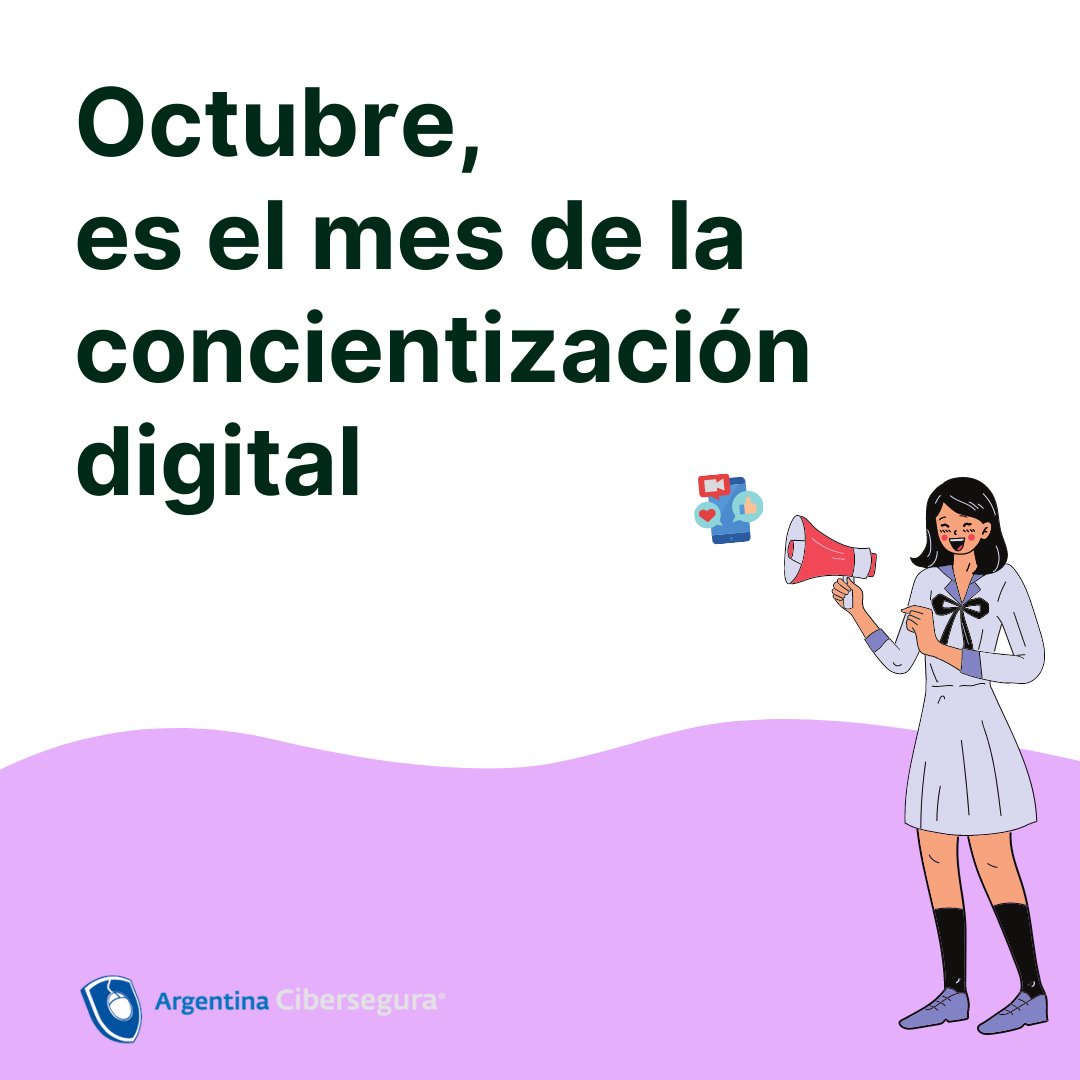 arg_cibersegura's tweet image. Según UNICEF, en Argentina 8 de cada 10 niños usa internet desde los 11 años y la mayoría vivió una experiencia negativa.
La ciberseguridad es una responsabilidad compartida. Difundí los últimos tw y hagamos del mundo digital un lugar más seguro
#SomosAC #SeamosResponsables