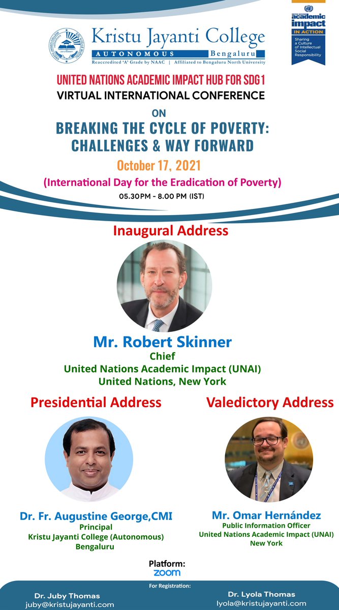 🎉 This Sunday 🎉

On the International Day for the Eradication of Poverty, @KJCAutonomous invites speakers from @impactUN's SDG Hubs and <a href="/UN/">United Nations</a> Secretariat for an online conference on breaking the cycle of poverty!

⏰Registration ends tomorrow
Register 👉 bit.ly/2Ys5awC
