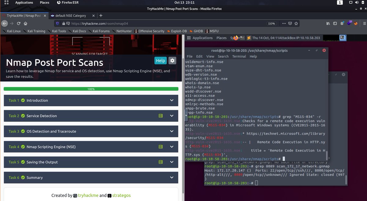 _huntsmansec's tweet photo. β
(6/9): Nmap Post Port Scans πͺ
#servicedetection #OSdetection #scriptingengine #savingoutputs https://t.co/c5fG8jxP90
