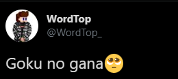 OOCWordtop_'s tweet photo. @WordTop_ cuanta vece te he dicho que goku si gana https://t.co/J1HC1DWp8z