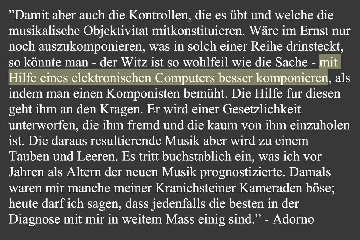 Death to all computer music!