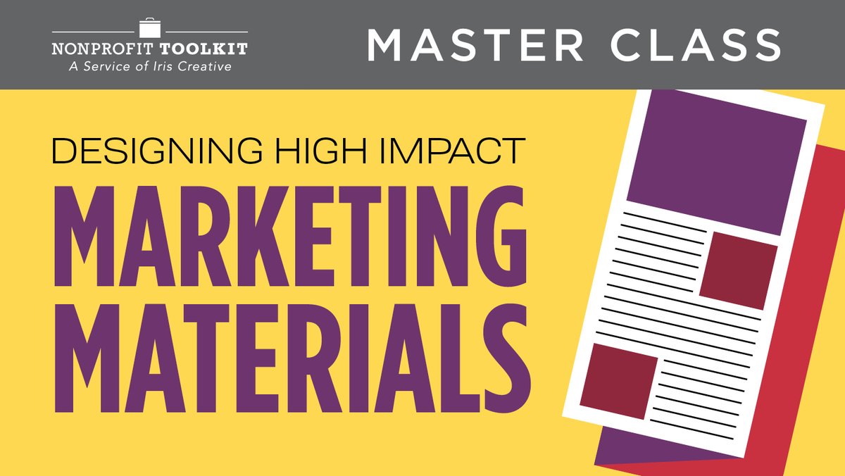 iriscreative's tweet photo. Explore professional techniques for creating high-impact marketing materials. Focus on layout, print and digital production, working with your brand, and designing coordinated campaigns in this Master Class. October 21, 2pm Eastern. https://t.co/Fhi1hx5WNS https://t.co/nZyr90YncF