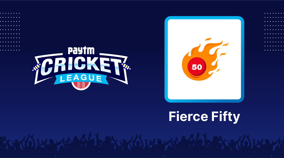 nuggusandeep's tweet photo. Hey, I'm gifting you Fierce Fifty Card of Paytm Cricket League! 

Get more &amp; win up to ₹10,000! #PaytmCricketLeague https://t.co/4pI2RwQ9pn https://t.co/BxDYrn9bV0