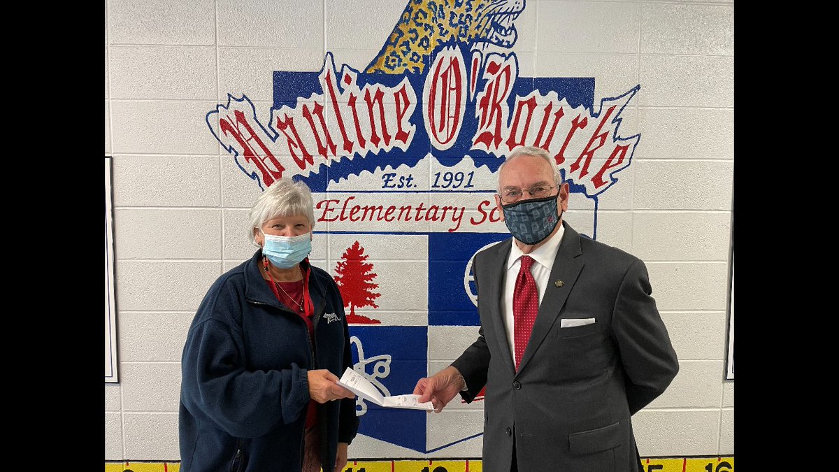 We appreciate Representative Gaston's support for the O'Rourke Elementary Community!