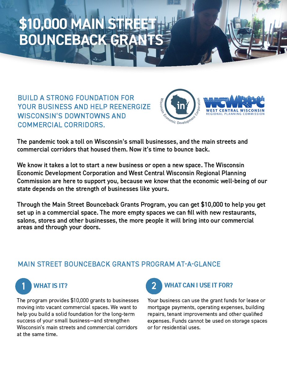 ChippewaCEDC's tweet photo. Time is running out! If you or someone you know is a business owner and in need of capital for their endeavors, apply for the Main Street Bounceback Grant! Go to https://t.co/tVDiqKuszm for more details. https://t.co/RtfkLKNQqf