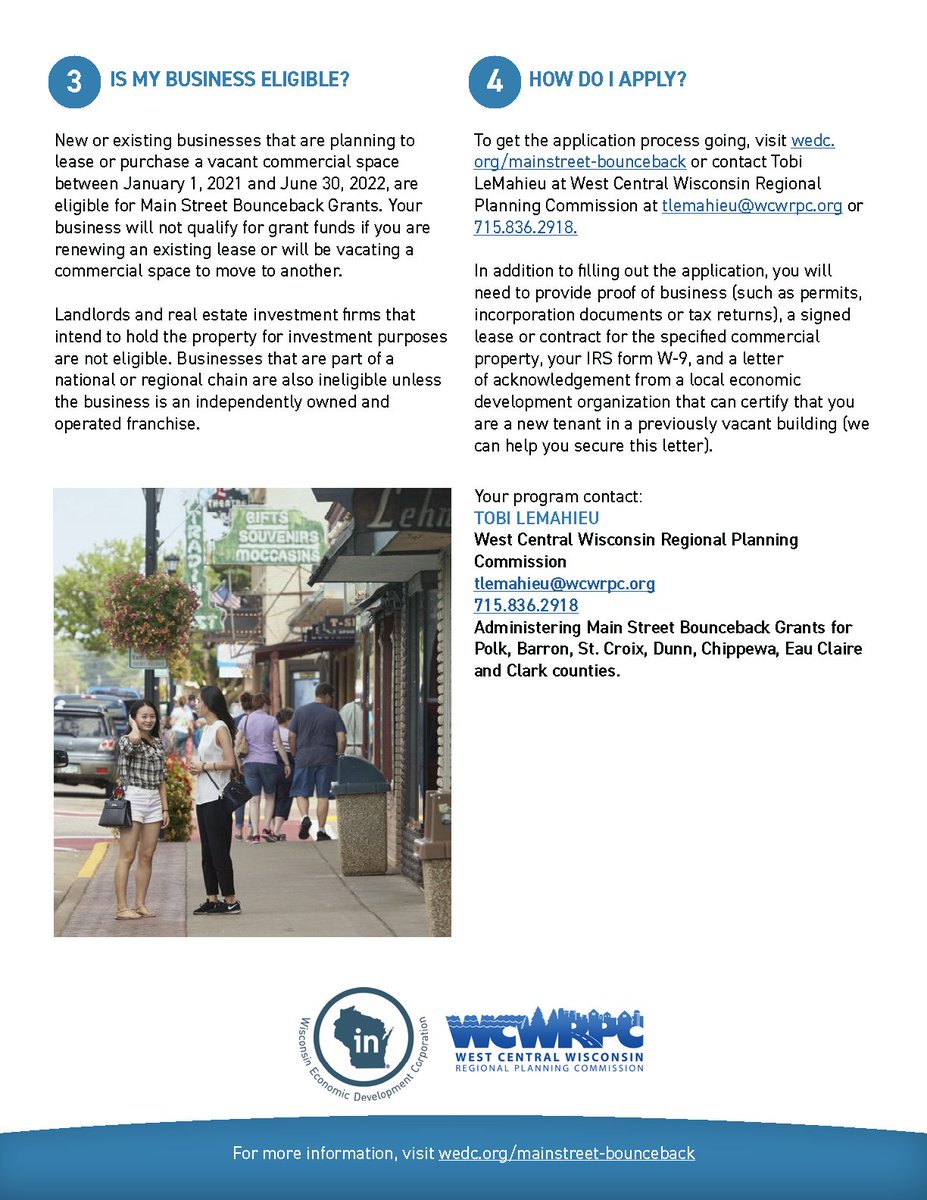 ChippewaCEDC's tweet photo. Time is running out! If you or someone you know is a business owner and in need of capital for their endeavors, apply for the Main Street Bounceback Grant! Go to https://t.co/tVDiqKuszm for more details. https://t.co/RtfkLKNQqf