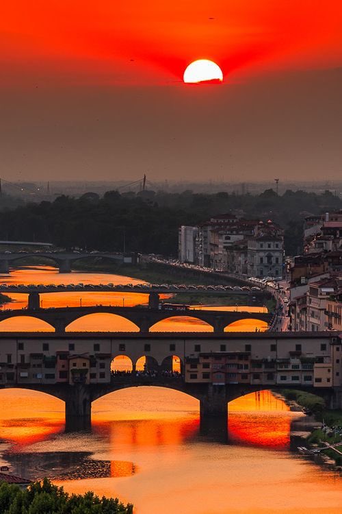 Atardece en Florencia…