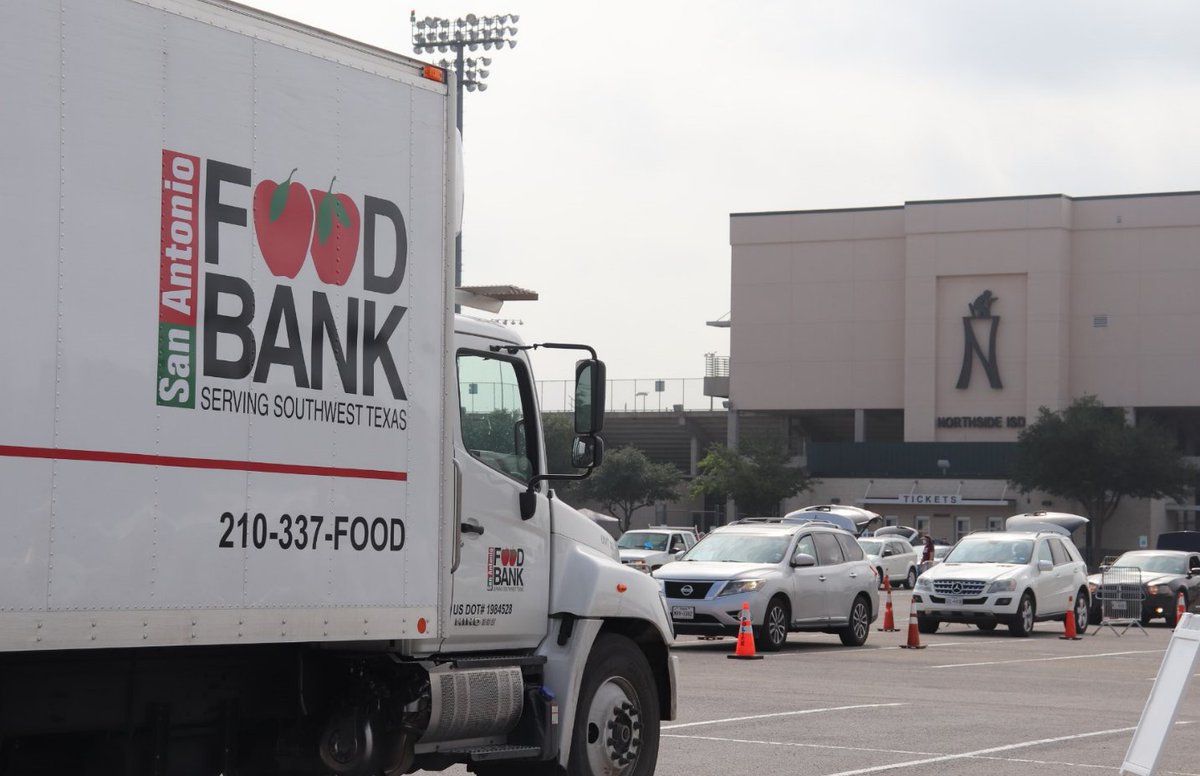 Next Friday, Oct. 22, the San Antonio Food Bank is hosting a mega distribution at Gus Stadium. Families must register in advance on the <a href="/safoodbank/">San Antonio Food Bank</a> website- safoodbank.org/help/
