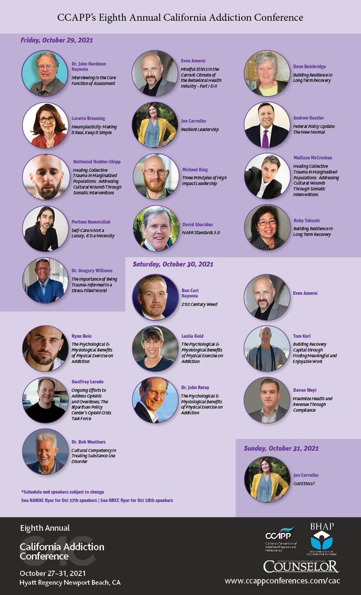 jratey's tweet photo. I'll be presenting at @CCAPP4U's 8th California #Addiction Conference! I'll be presenting on how #exercise can prevent #relapse & speed up brain healing during early #recovery. Hope to see you there! https://t.co/5GcX8Ag3uI
#stridesinrecovery #treehousesober #sparkinglife #ccapp https://t.co/8wIxnoOPwX