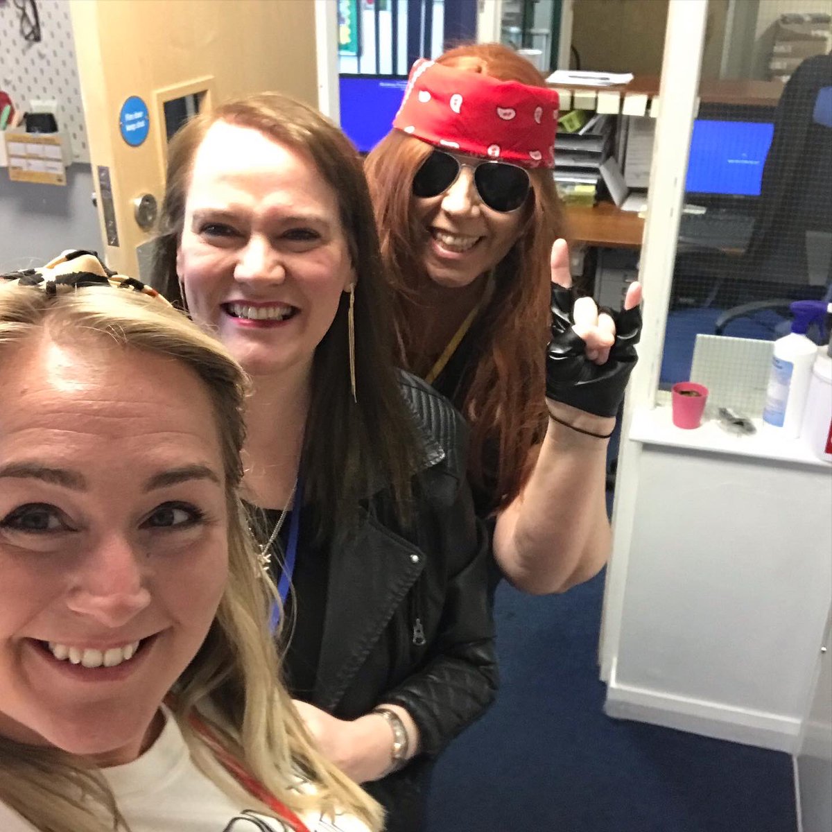 Team office! Best Friday ever 🤘<a href="/RSMusicSchool/">Rocksteady Music School</a> #rockstarsandrobots