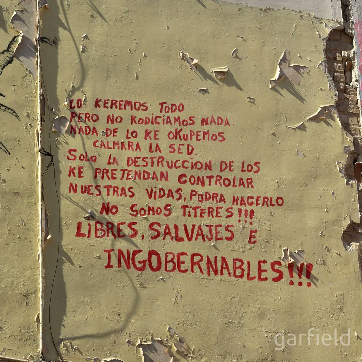 PhotoGarfield's tweet photo. A Benimaclet, València. https://t.co/LAAO8N3QfF