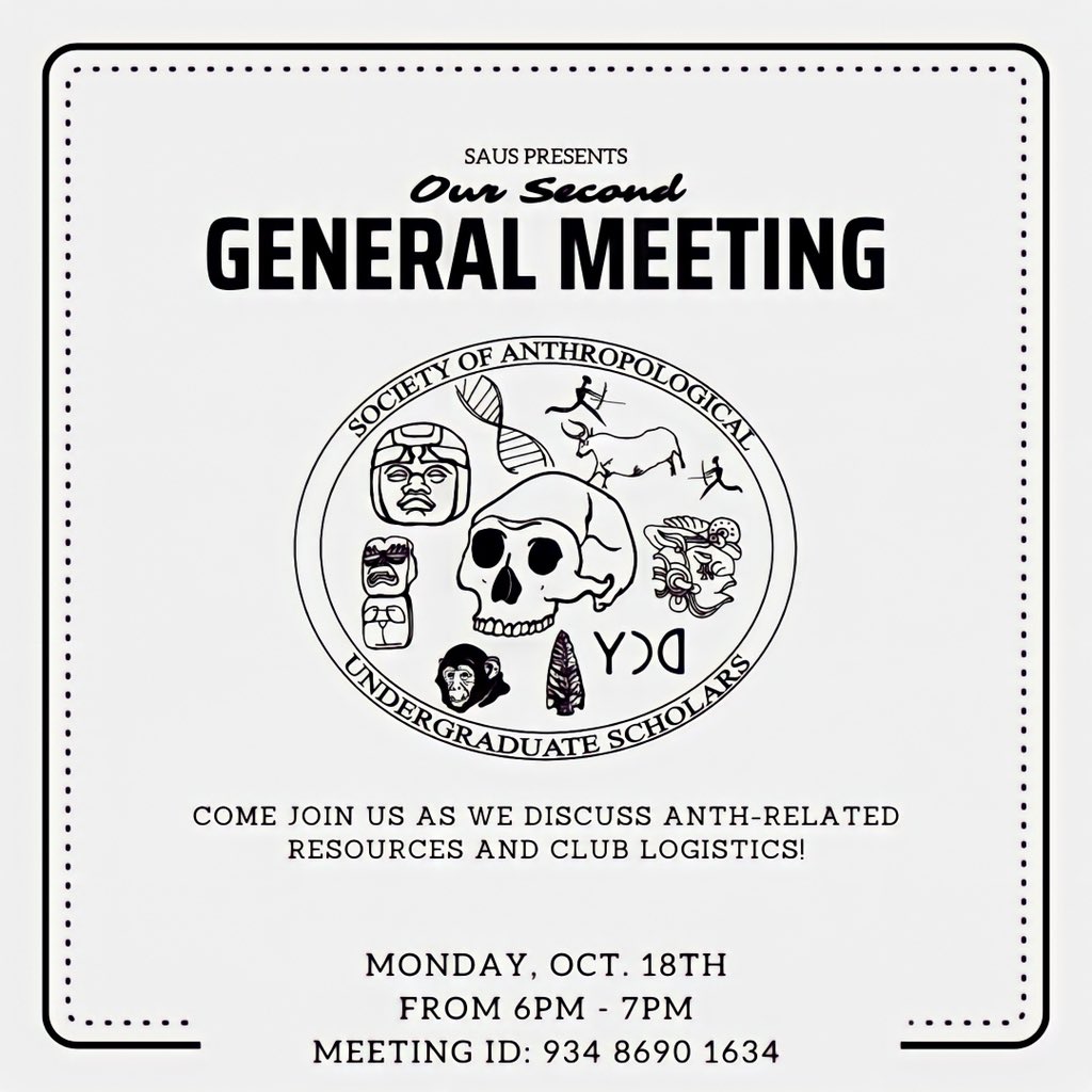 Happy Friday, everyone!😌 Just a friendly reminder that we are having our SECOND GENERAL MEETING this Monday at 6pm! Come stop by and learn about a bunch of resources we have gathered for you, as well as help us figure out some club logistics! We hope to see you there 🤩