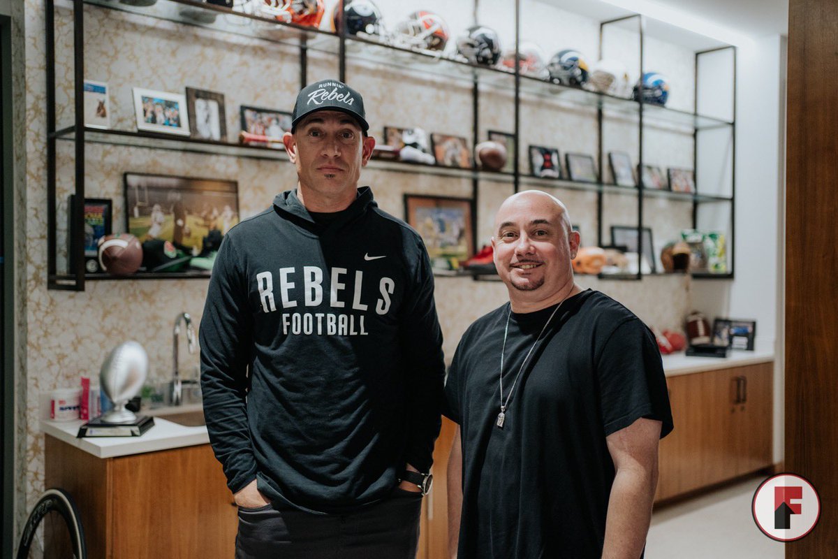 Joe Arrigo (@joearrigo_hsg) on Twitter photo I want to thank #UNLVfb <a href="/coacharroyo/">Coach Arroyo</a> for taking time with me for his first 1-on-1 interview since becoming the Rebels HC.
If you are a <a href="/unlvfootball/">UNLV Football</a> fan/alum/recruit you won’t want to miss the interview now on <a href="/TheFranchiseLV/">FranchiseSportsMedia</a>.
(📸: <a href="/trisha_lacoste/">Trisha LaCoste</a>)
youtu.be/2sqqr5X7xds I want to thank #UNLVfb <a href="/coacharroyo/">Coach Arroyo</a> for taking time with me for his first 1-on-1 interview since becoming the Rebels HC.
If you are a <a href="/unlvfootball/">UNLV Football</a> fan/alum/recruit you won’t want to miss the interview now on <a href="/TheFranchiseLV/">FranchiseSportsMedia</a>.
(📸: <a href="/trisha_lacoste/">Trisha LaCoste</a>)
youtu.be/2sqqr5X7xds