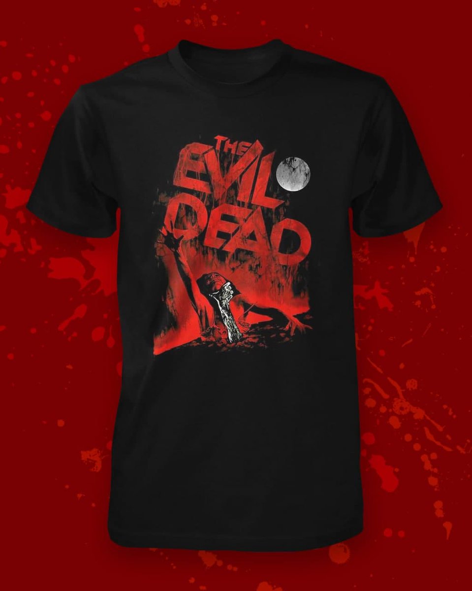 40 years ago today, the evil was unleashed when the original THE EVIL DEAD hit theaters on October 15, 1981. To celebrate, we're giving away 10 groovy shirts! For the chance to win, do these 2 things by 10/17/2021 11:59PM PST 🔁 Retweet ✅ Follow Us Hail to the king, baby!