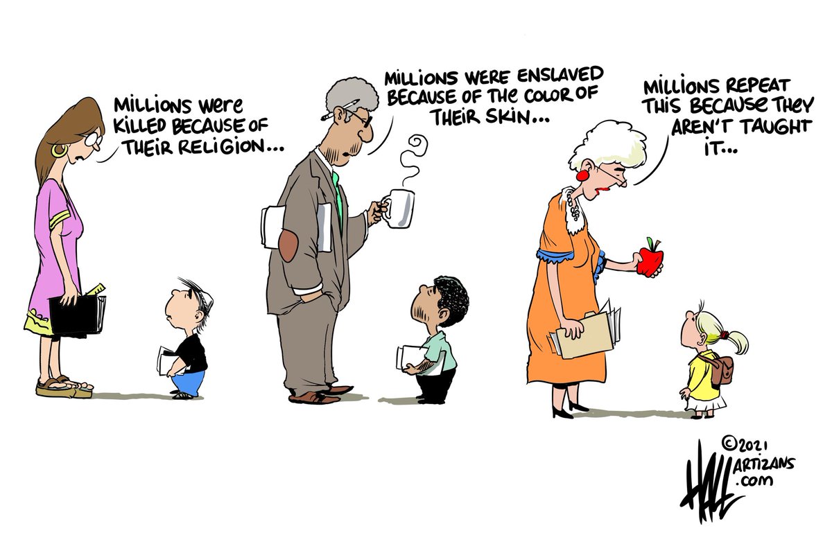 halltoons's tweet image. Teach them well. #Holocaust #texas #schools #education #CriticalRaceTheory @AprilDRyan @laloalcaraz @co_rapunzel4 @1mimi4ever @co_rapunzel4 @ElayneBoosler @Acosta @Yamiche @JudyWoodruff @GeorgeTakei