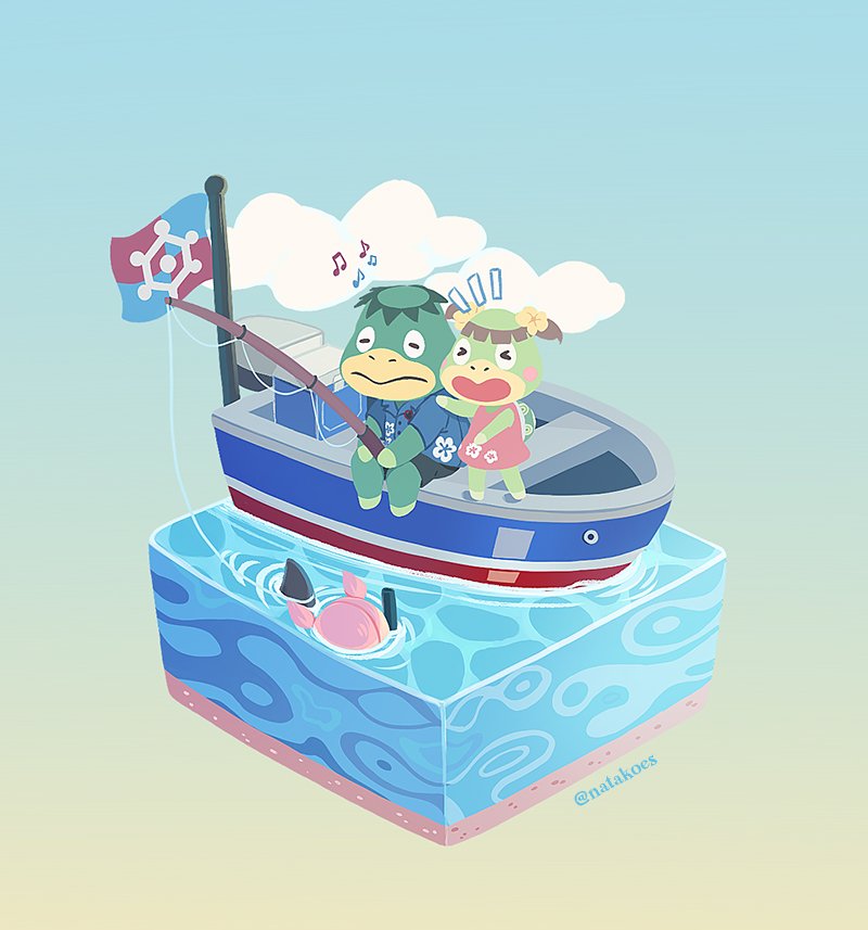 nanahiiart's tweet photo. ☕️🎣 i love animal crossing🍓🌷 https://t.co/OWitmZ7t7F