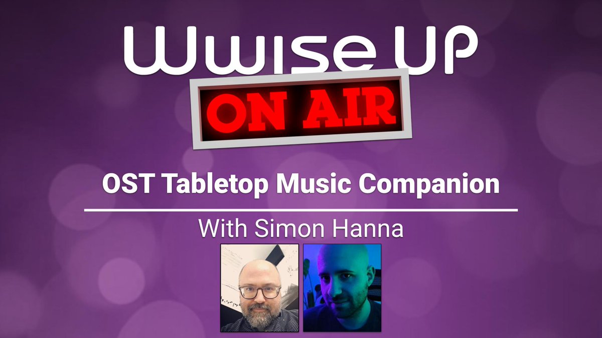 audiokinetic's tweet photo. Thurs, October 21 at 6pm ET, we're going live on #Twitch with guest Simon Hanna, who will be diving into his new interactive soundtrack app @osttabletop. Join our Twitch community for updates and reminders, link below!

#Wwise #GameAudio #InteractiveMusic
https://t.co/GSZCs0C1mX https://t.co/vBSIFbeQ6w