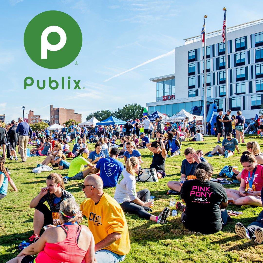 Publix is proud to be the Official Grocer of the Bull City Race Fest! After your run, be sure to refuel with all the essentials at the Publix Post-Race Party!