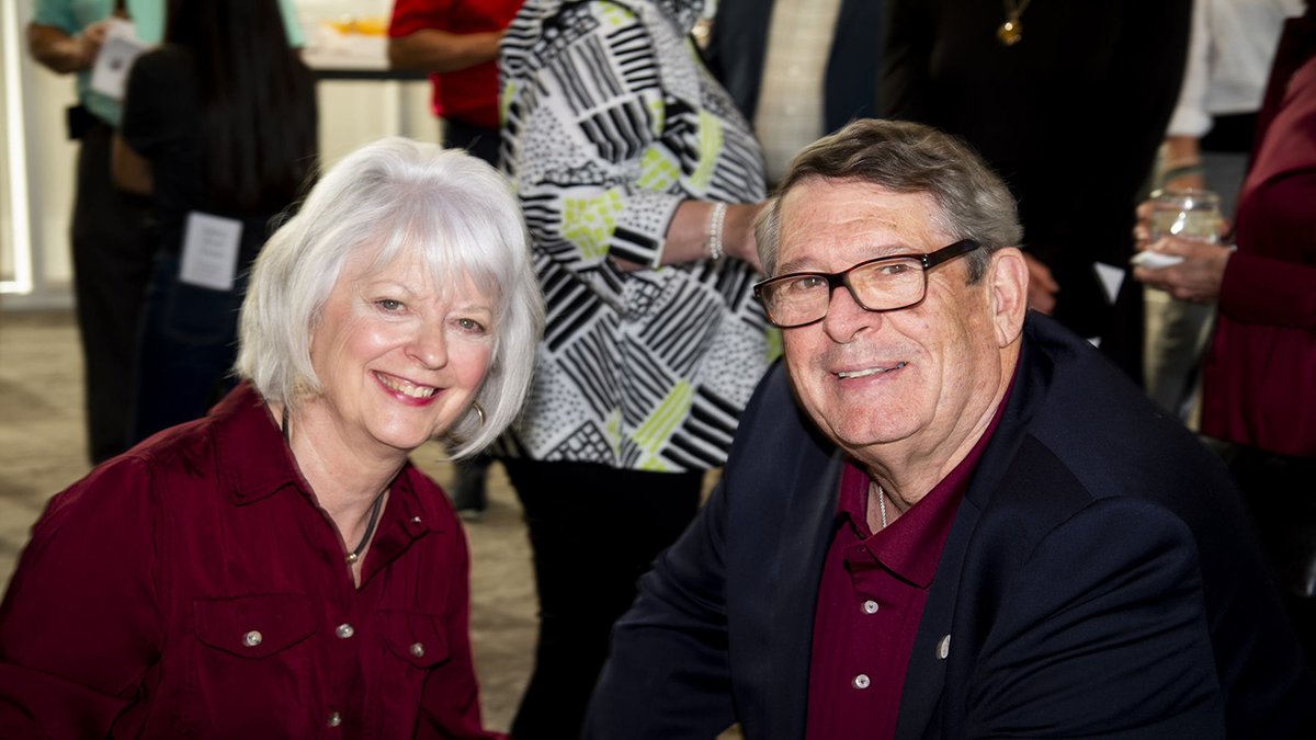 wtamu's tweet photo. .@jonmarkbeilue tells of the happenstance and car troubles that led Dyke Rogers to #WTAMU, where he now leads, with wife Terry, the University's historic, $125 million #OneWestWT campaign. #GoBuffs #Leadership #Philanthropy 

https://t.co/l3vwtk29rm https://t.co/HflGTC4D7K