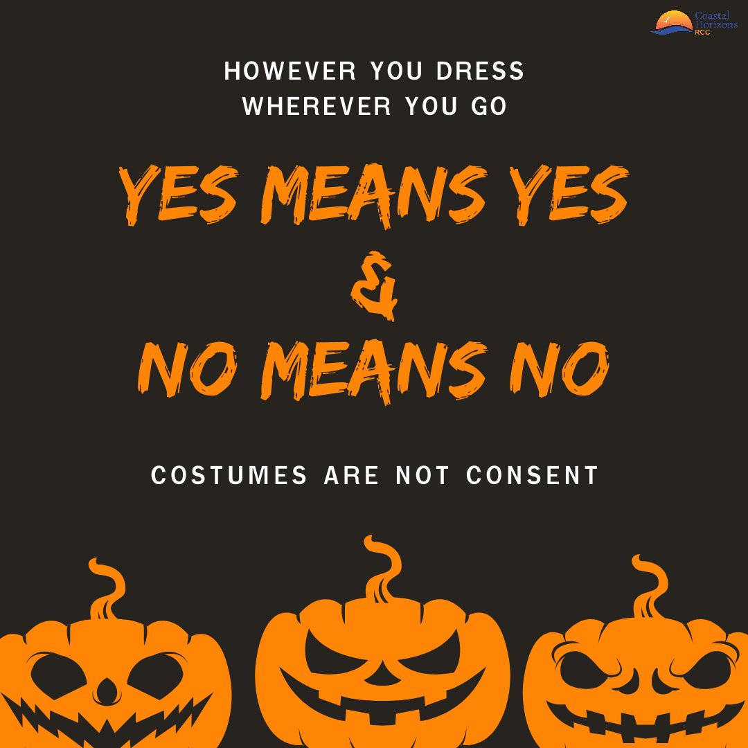 SupportRCC's tweet photo. Friday Reminder during this spooky season!

#consentalways #yesmeansyes https://t.co/rrXFW7OhXd