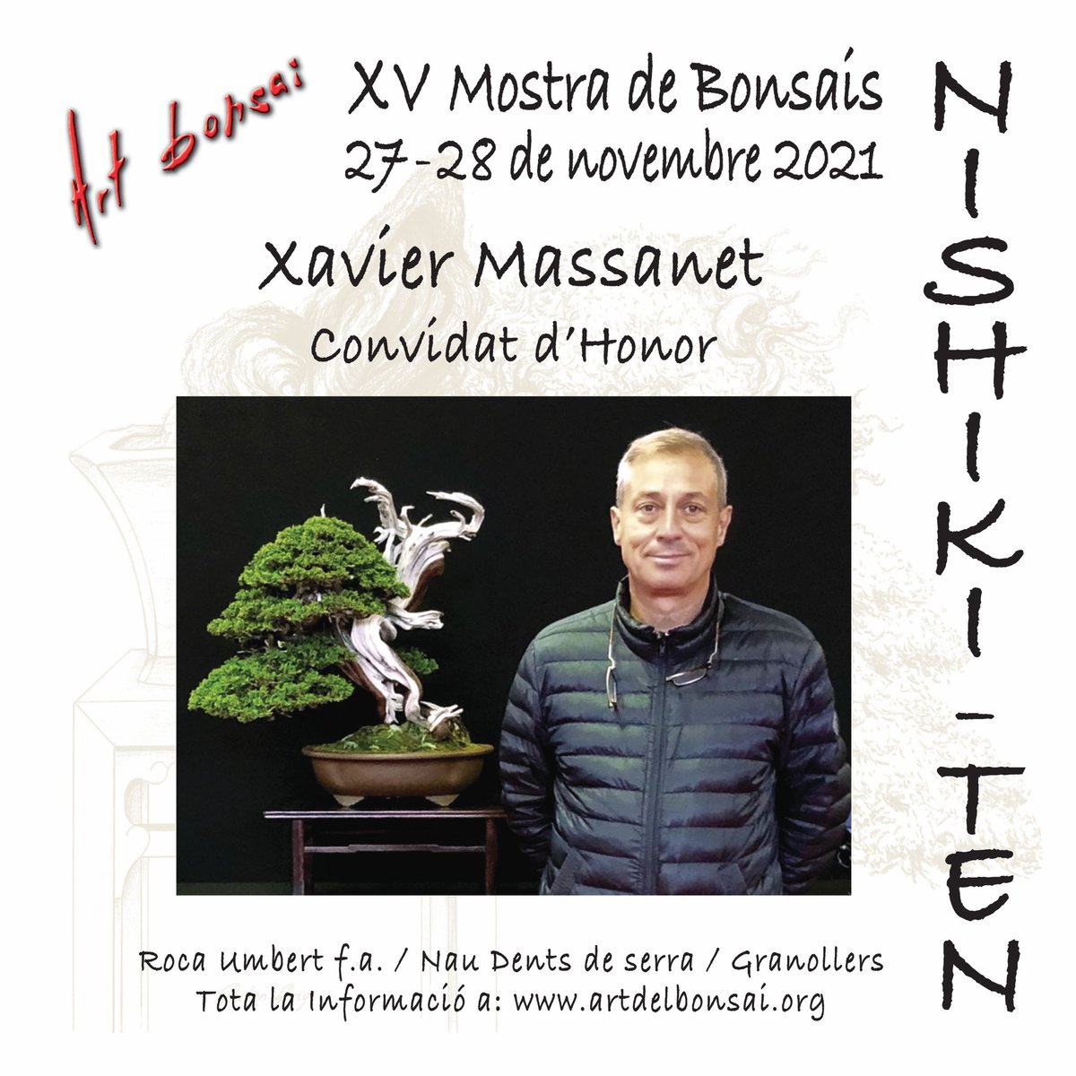 Nishikiten's tweet photo. NISHIKI-TEN 2021
#nishikiten #ardelbonsai #Bonsai #ikebanas #suisekis #kusamonos #Japan #Granollers #lesfranqueses #cultura #art #manga https://t.co/YZ8X1qT4JC