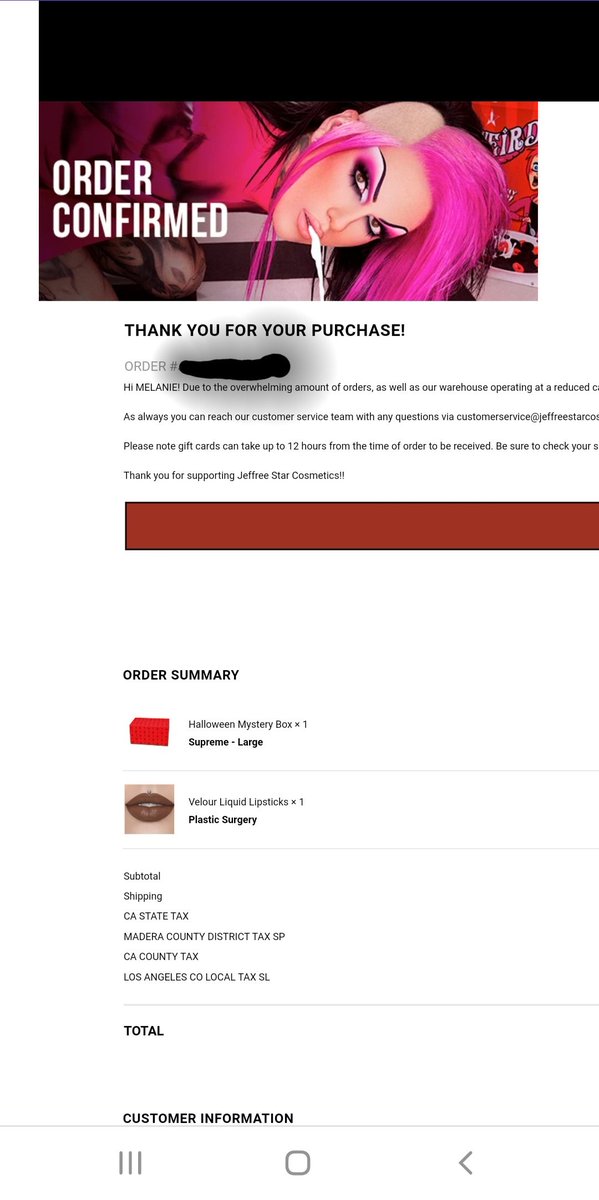 maylanie08's tweet photo. When you get your order in for @JeffreeStar Mystery box at 9:59 Yessss Bitch!!! 😍😍 @JSC_Family #jeffreestarmysterybox #jeffreestarmysteryboxes https://t.co/pgrKYJTJIW