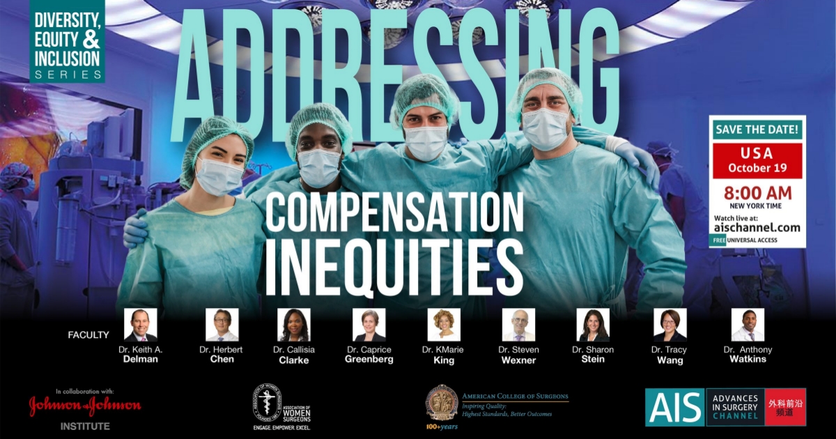 Next Tuesday at 8am ET, our Board of Regents Vice Chair <a href="/SWexner/">Steven D Wexner MD, PhD</a> will be part of the <a href="/AISChannel/">AIS Channel</a>’s next DEI series: Addressing Compensation Inequities. 

Register here: aischannel.com/live-surgery/a…