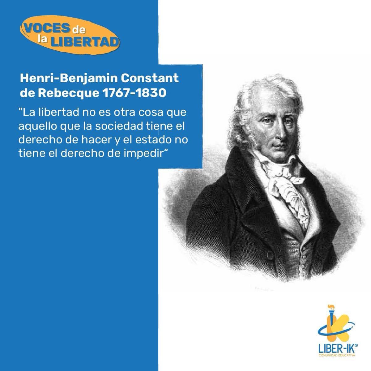 liber_ik's tweet photo. #VocesDeLaLibertad Benjamin Constant #UnEspacioEnLibertad🗽 https://t.co/vicWL4t5E4
