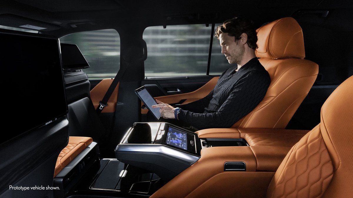 Lexus's tweet photo. Never compromise on comfort in the all-new 2022 #LexusLX. Reimagined for adventure on any terrain—it’s luxury that knows no limits. 

Learn more: https://t.co/fEG5oNhDHC https://t.co/xSd9WCbm5Z