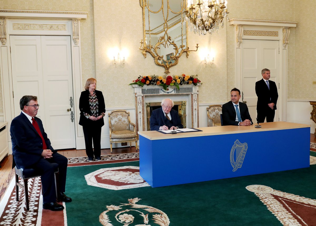President of Ireland tweet media