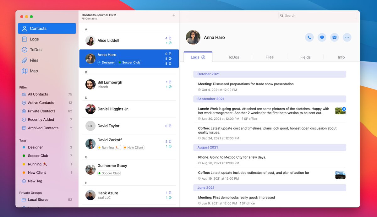 ContactsJournal's tweet photo. "Contacts Journal for Mac" v3.0 is now available: featuring a brand-new design, new app icon, new power-features and more! 

Check it out on the Mac App Store: https://t.co/NonaAJ1yod https://t.co/iLJWgC0lja